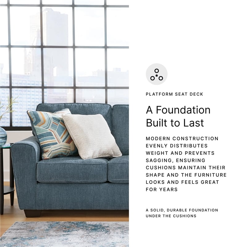 Signature Design by Ashley Cashton Blue Sofa