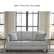 Signature Design by Ashley Adlai Shadow Sofa with Pillows