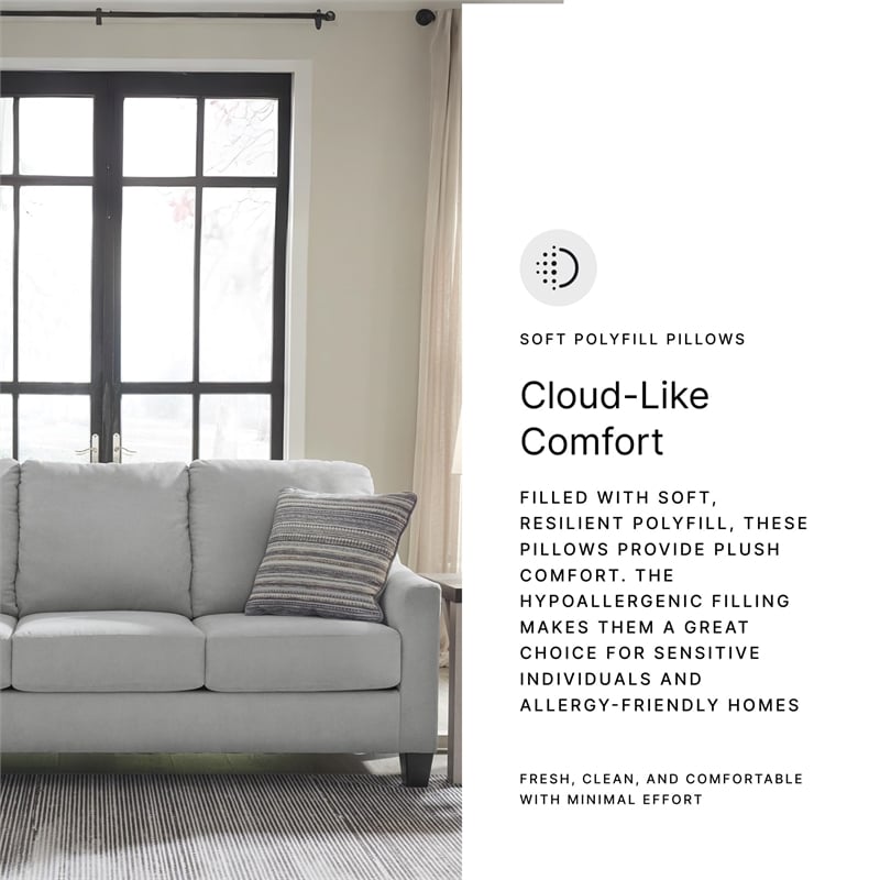 Signature Design by Ashley Adlai Shadow Sofa with Pillows