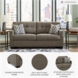 Signature Design by Ashley Mahoney Chocolate Sofa