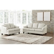 Signature Design by Ashley Genoa Coconut Sofa with Exposed Tapered Feet