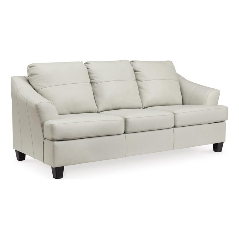 Signature Design by Ashley Genoa Coconut Sofa with Exposed Tapered Feet