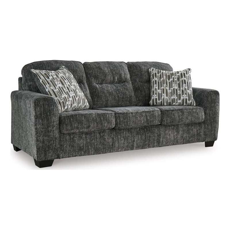 Signature Design by Ashley Lonoke Gunmetal Sofa