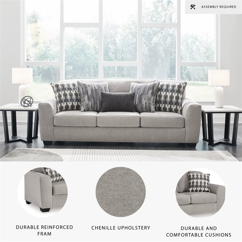Signature Design by Ashley Avenal Park Flannel Sofa