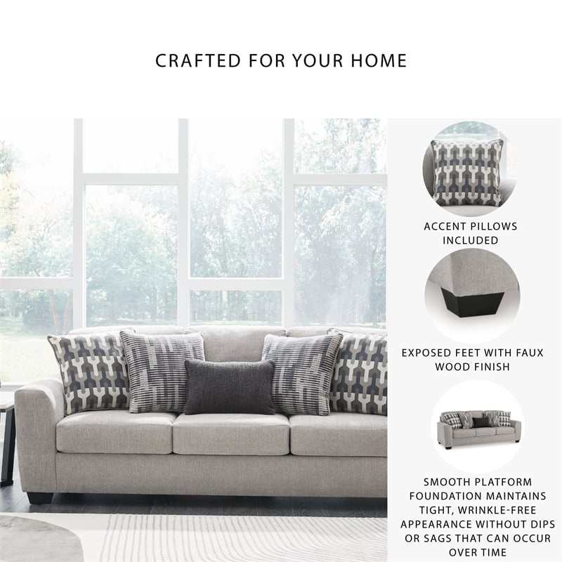 Signature Design by Ashley Avenal Park Flannel Sofa