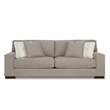 Signature Design by Ashley Maggie Flax Sofa with Decorative Accent Pillows