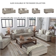Signature Design by Ashley Maggie Flax Sofa with Decorative Accent Pillows