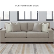 Signature Design by Ashley Maggie Flax Sofa with Decorative Accent Pillows