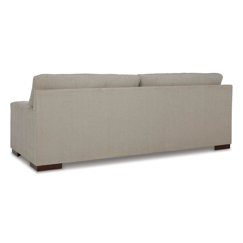 Signature Design by Ashley Maggie Flax Sofa with Decorative Accent Pillows