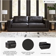 Signature Design by Ashley Amiata Onyx Sofa