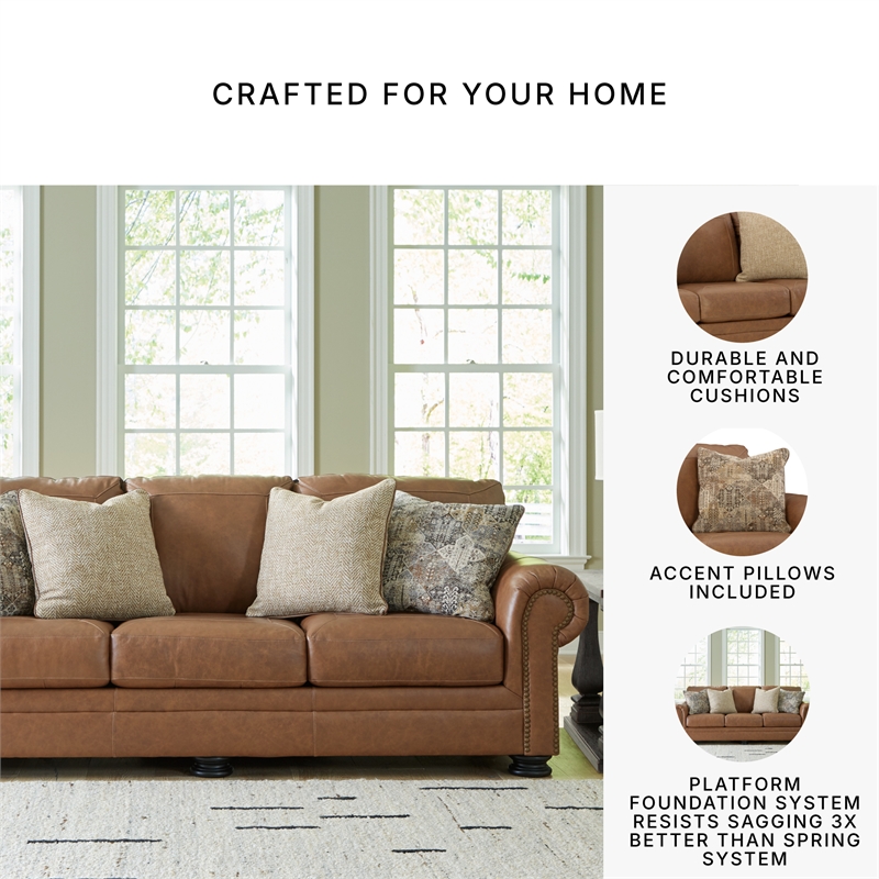 Signature Design by Ashley Carianna Caramel Sofa