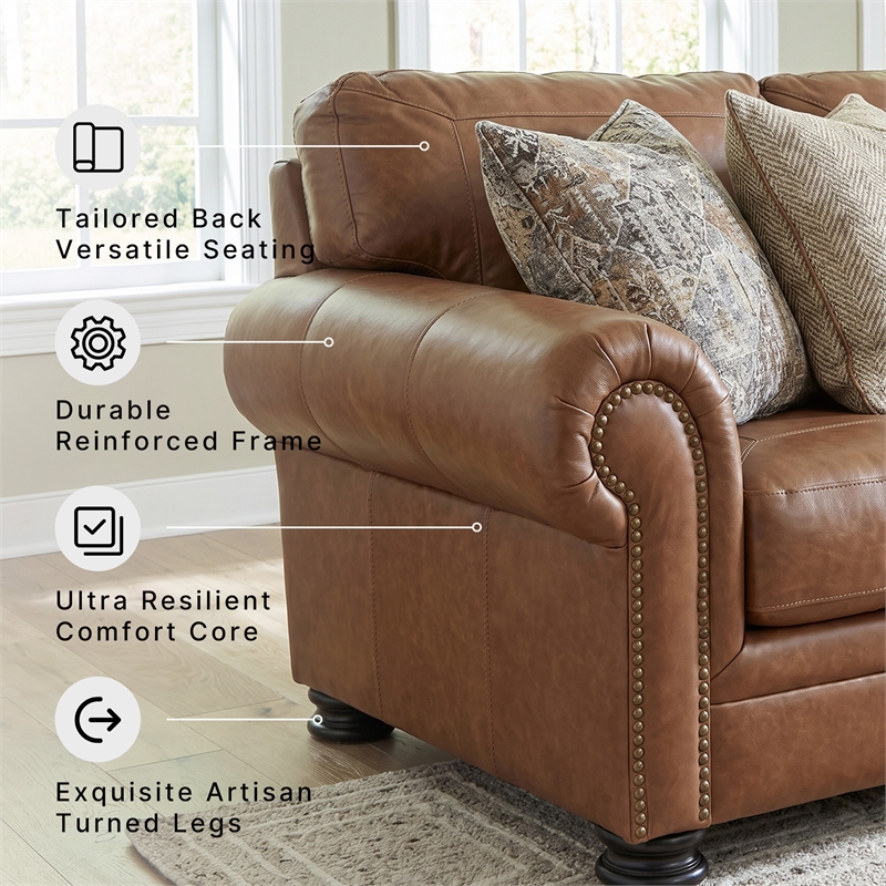 Signature Design by Ashley Carianna Caramel Sofa