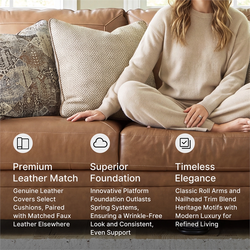 Signature Design by Ashley Carianna Caramel Sofa