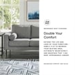 Signature Design by Ashley Hazela Charcoal Sofa Chaise