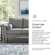 Signature Design by Ashley Hazela Charcoal Sofa Chaise