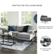 Signature Design by Ashley Hazela Charcoal Sofa Chaise