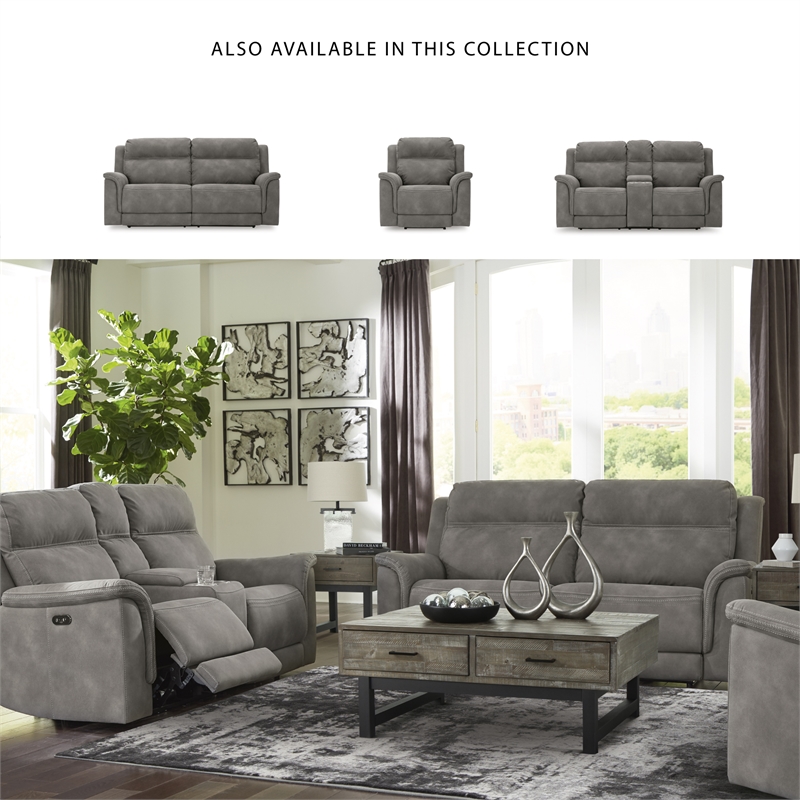 Signature Design by Ashley Next-Gen DuraPella Slate Power Recliner