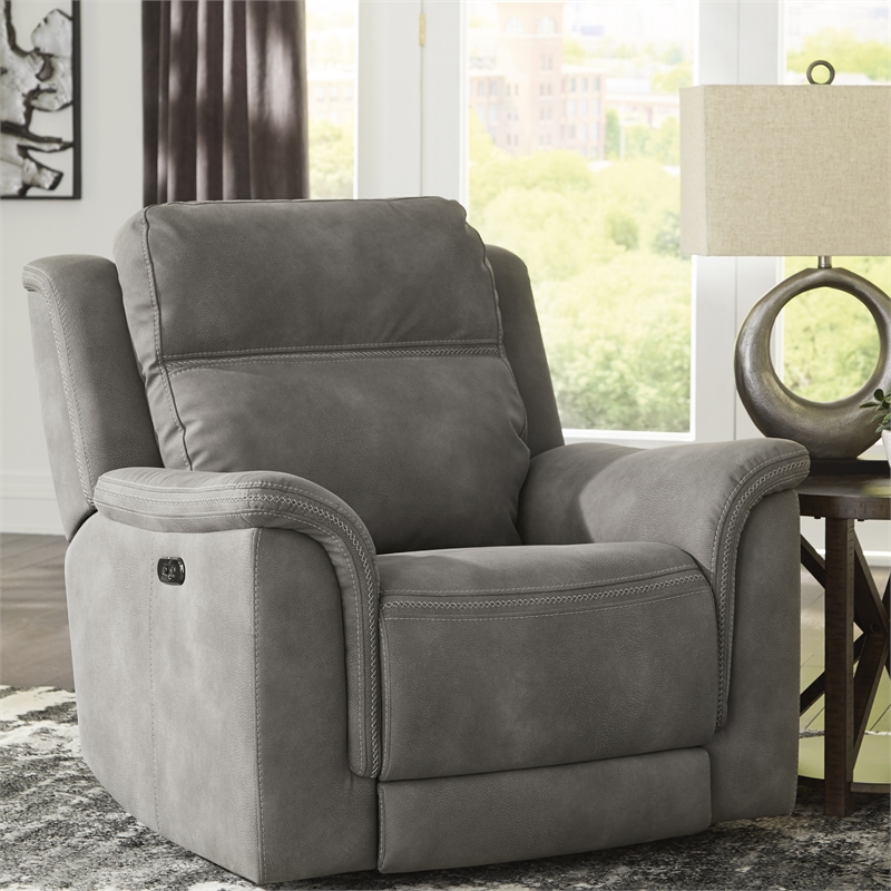Signature Design by Ashley Next-Gen DuraPella Slate Power Recliner