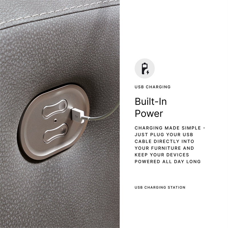 Signature Design by Ashley Next-Gen DuraPella Slate Power Recliner
