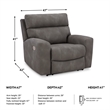 Signature Design by Ashley Next-Gen DuraPella Slate Power Recliner