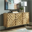 Signature Design by Ashley Cadewick Brown & Black Accent Cabinet