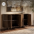 Signature Design by Ashley Amickly Dark Brown Accent Cabinet