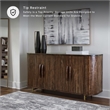 Signature Design by Ashley Amickly Dark Brown Accent Cabinet