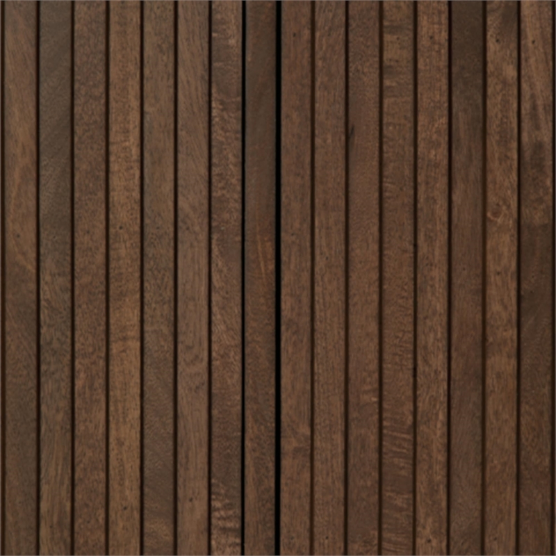 Signature Design by Ashley Amickly Dark Brown Accent Cabinet