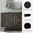 Signature Design by Ashley Fair Ridge Black & Brown Accent Cabinet