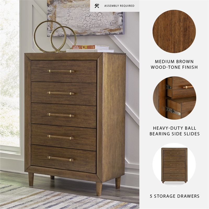 Ashley Furniture Lyncott Brown Chest of Drawers