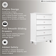 Ashley Furniture Fortman White Chest of Drawers