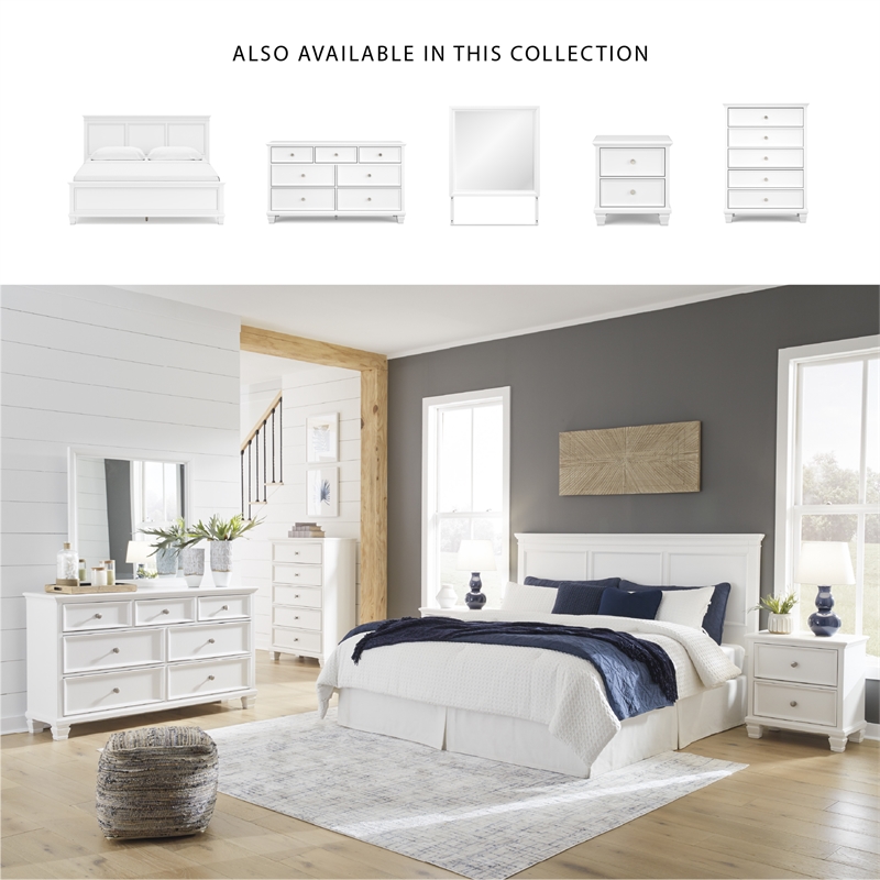 Ashley Furniture Fortman White Chest of Drawers
