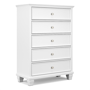 Ashley Furniture Fortman White Chest of Drawers