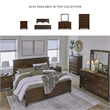 Ashley Furniture Danabrin Solid Wood 5-Drawers Bedroom Chest in Brownish Cherry