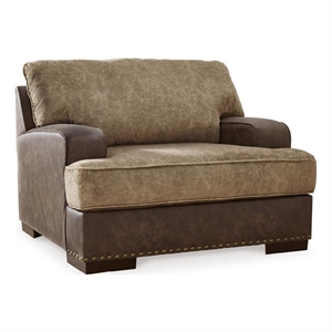 Signature Design by Ashley Alesbury Chocolate Oversized Chair