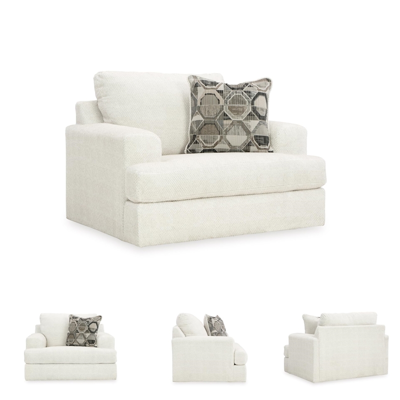 Signature Design by Ashley Karinne Linen Oversized Chair
