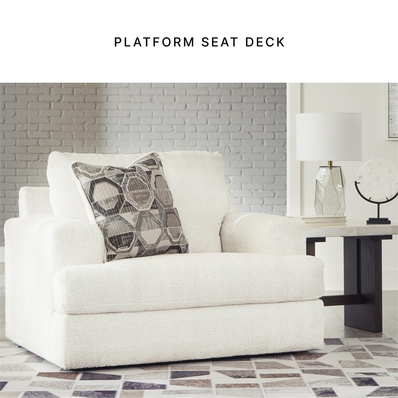 Signature Design by Ashley Karinne Linen Oversized Chair