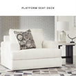 Signature Design by Ashley Karinne Linen Oversized Chair