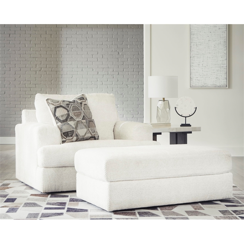 Signature Design by Ashley Karinne Linen Oversized Chair