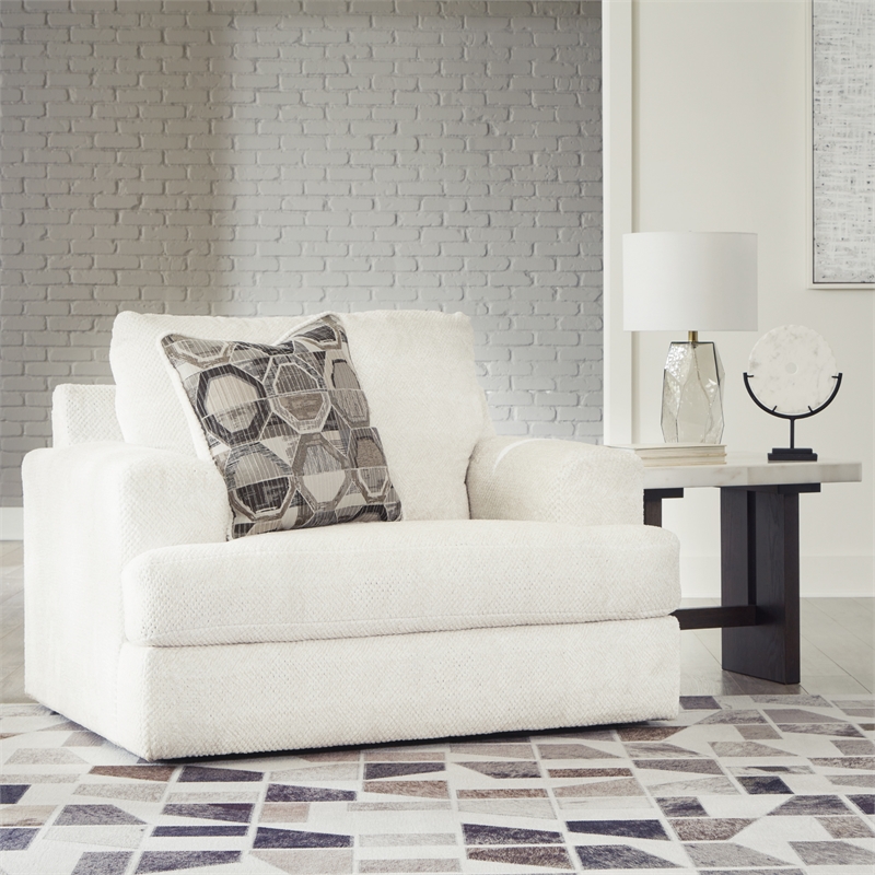 Signature Design by Ashley Karinne Linen Oversized Chair