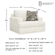 Signature Design by Ashley Karinne Linen Oversized Chair
