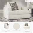 Signature Design by Ashley Karinne Linen Oversized Chair
