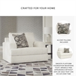 Signature Design by Ashley Karinne Linen Oversized Chair