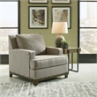 Ashley Furniture Kaywood Polyester Upholstered Accent Chair in Granite