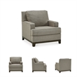 Ashley Furniture Kaywood Polyester Upholstered Accent Chair in Granite