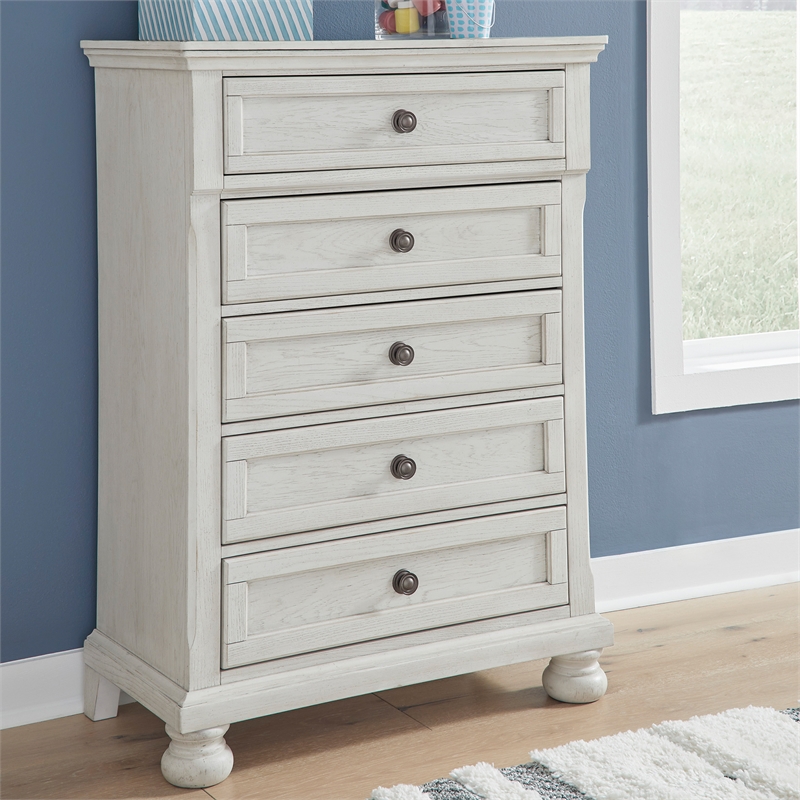 Ashley Furniture Robbinsdale Light Gray Chest of Drawers