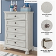 Ashley Furniture Robbinsdale Light Gray Chest of Drawers