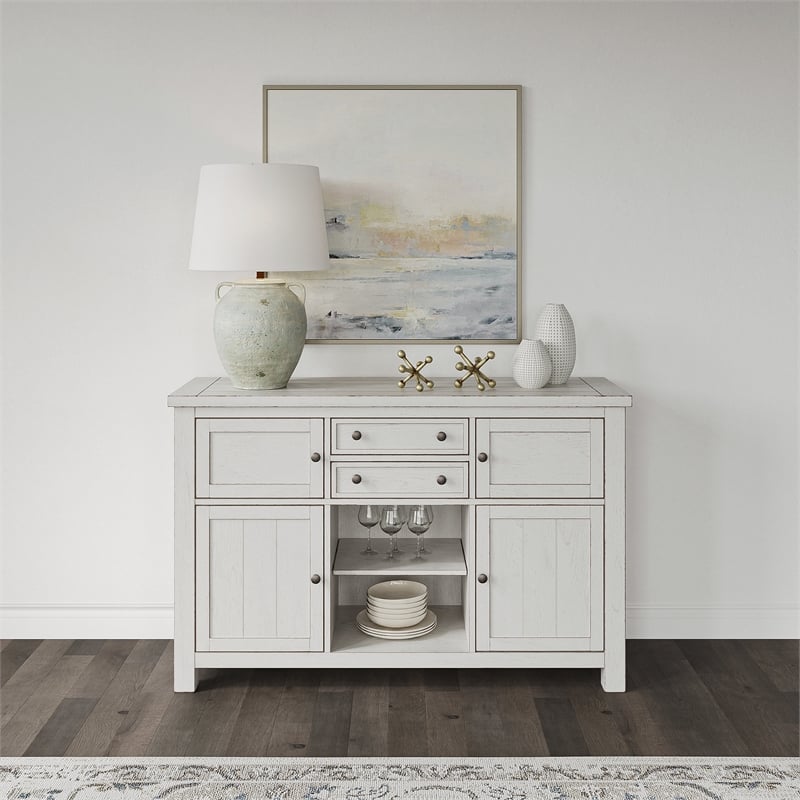 Signature Design by Ashley Robbinsdale Antique White Dining Server