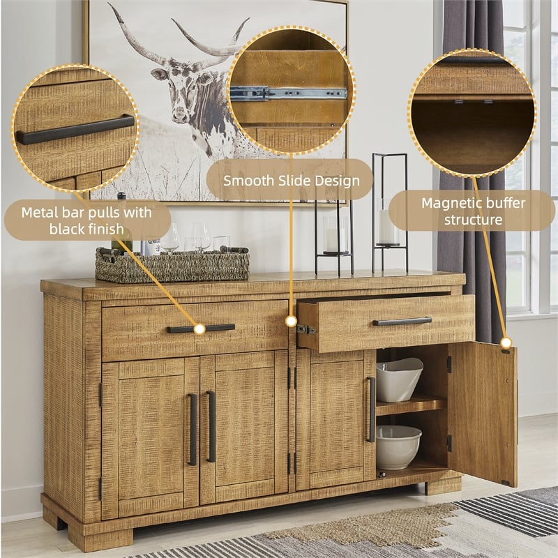 Signature Design by Ashley Havonplane Brown Dining Server