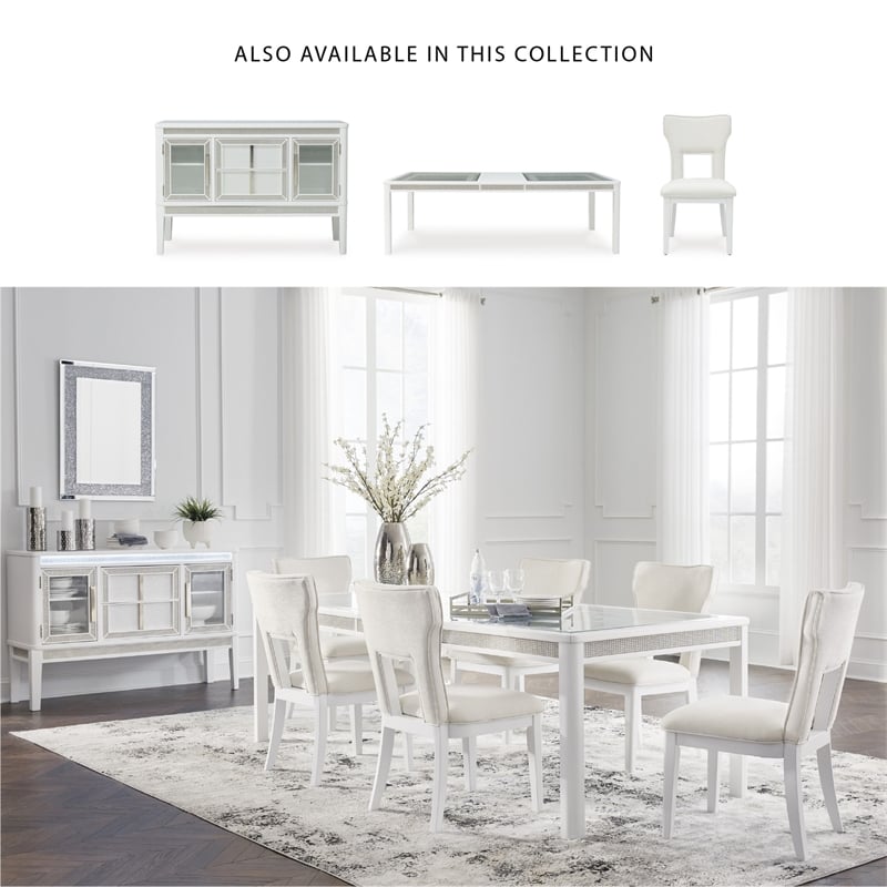 Signature Design by Ashley Chalanna White Dining Server